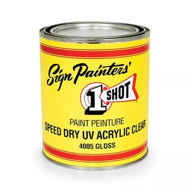 1 Shot Speed Dry UV Acrylic Clear 4005