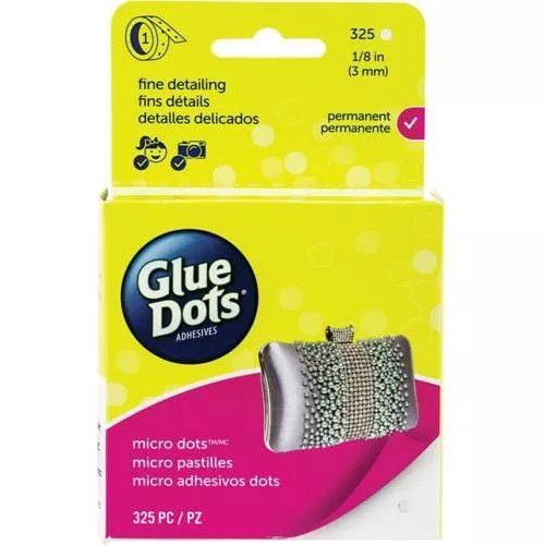 325 Glue Dots MICRO Clear Adhesive 34700