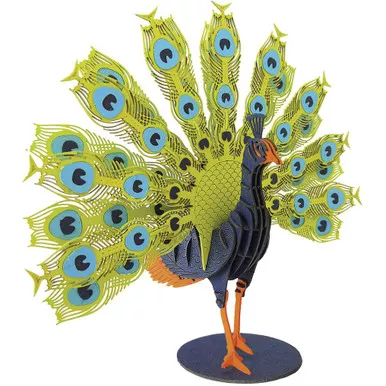 3D Paper Model, Peacock