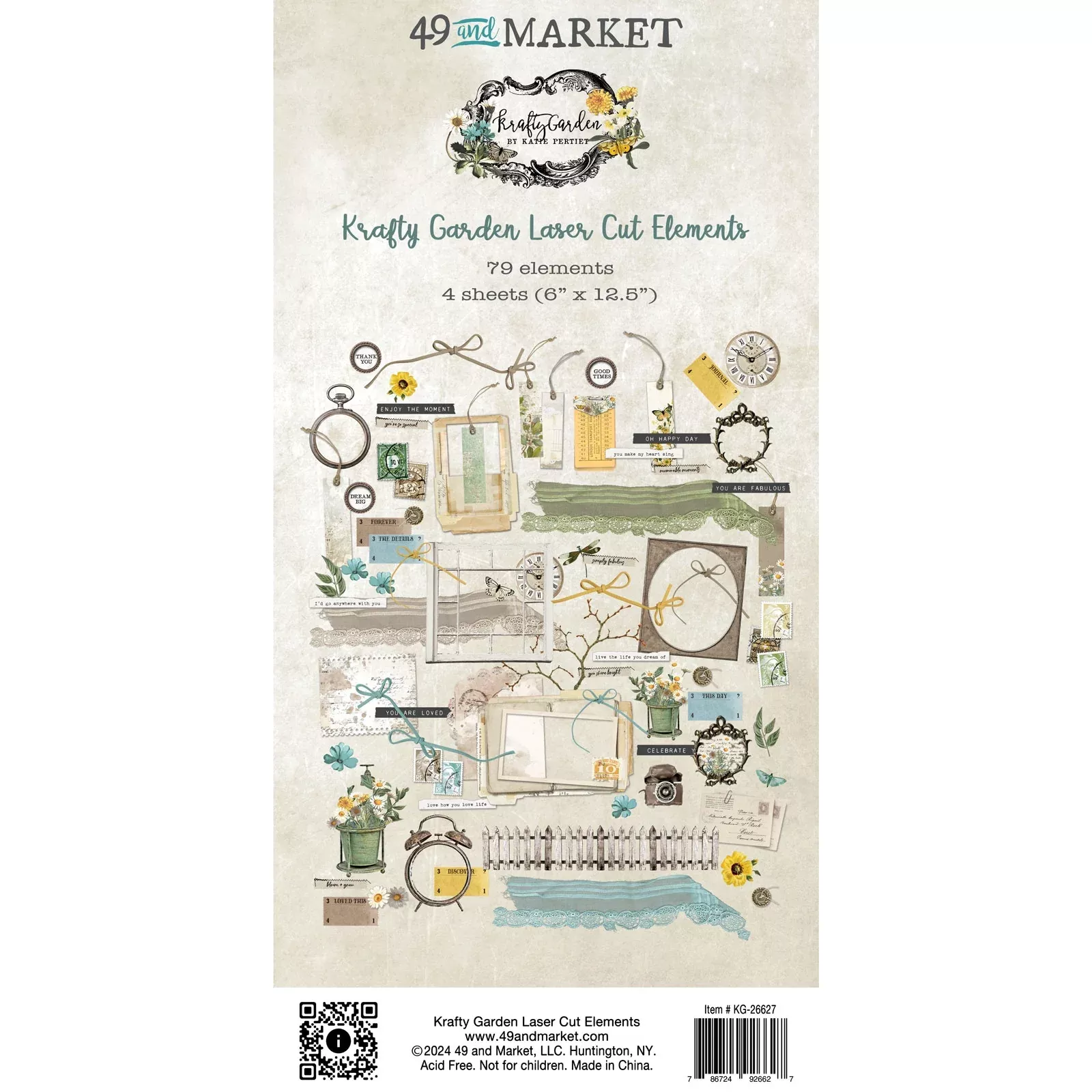 49 & Market Laser Cut Elements - Krafty Garden, KG26627