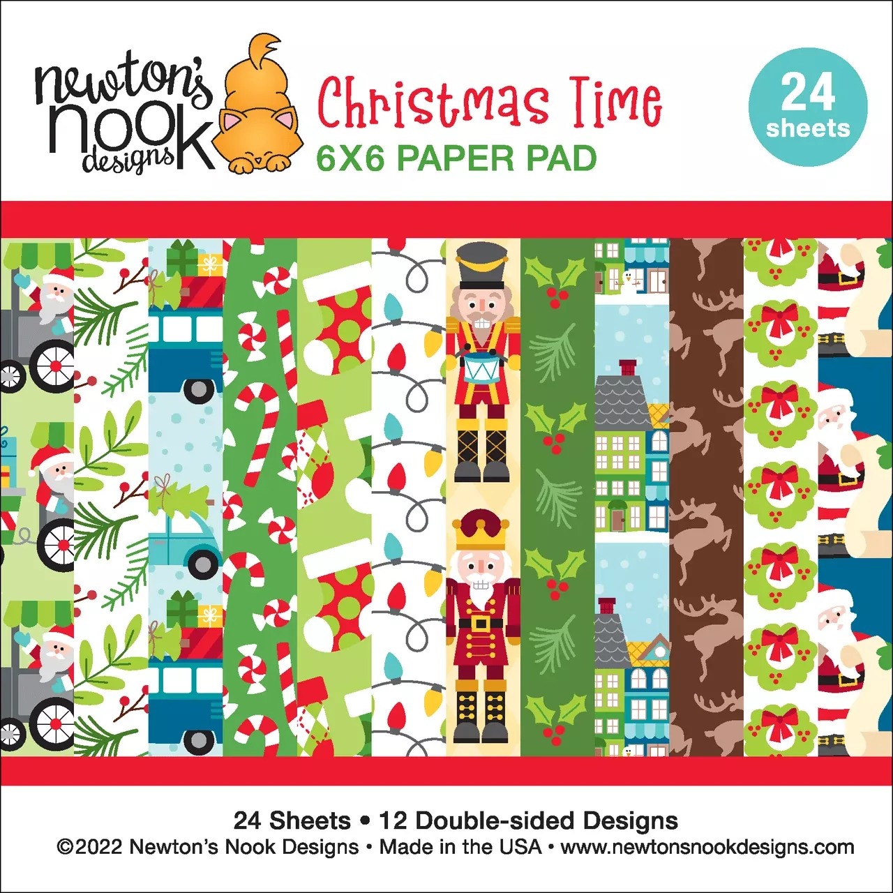 6x6 Paper: Newton’s Nook-Christmas Time