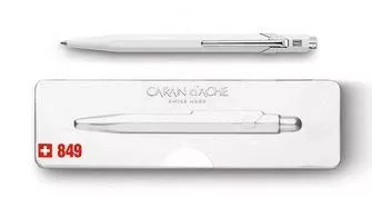 849 Ballpoint Pen with Case - White|849.502