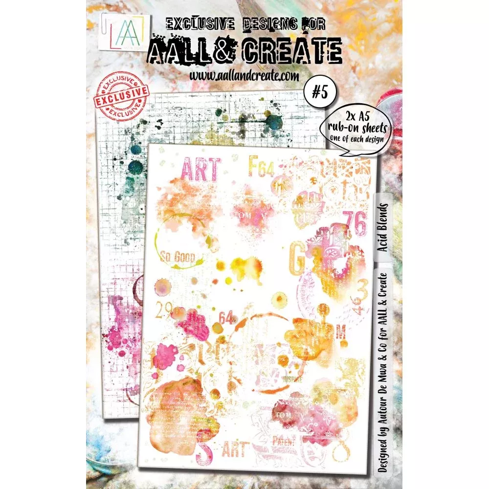 AALL And Create A5 Rub-Ons Acid Blends #5