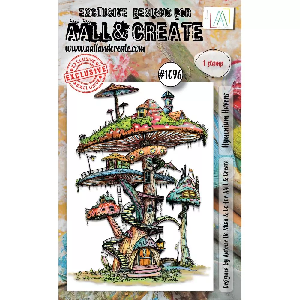 AALL & Create A6 Clear Stamp Set - Hymenium Havens, LLTP1096