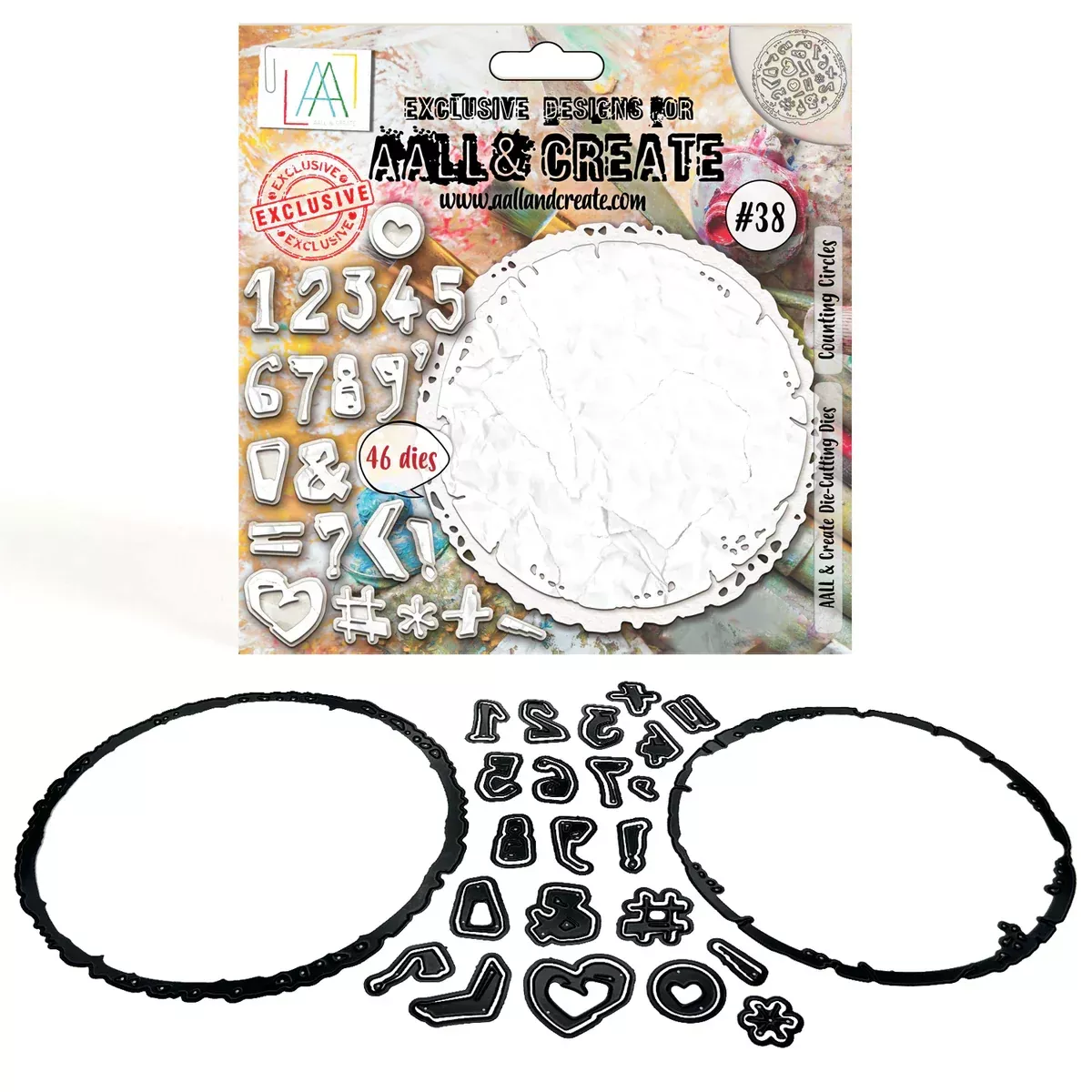 AALL and Create - Die-Cutting Die Set 38 - Counting Circles