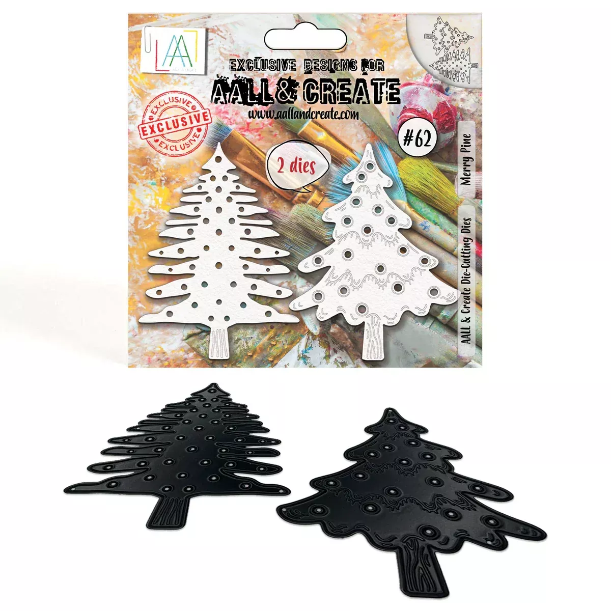 AALL and Create - Die-Cutting Die Set - Merry Pine #62