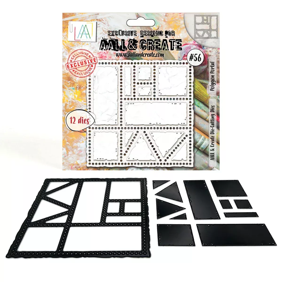AALL and Create - Die-Cutting Die Set - Polygon Portal #56