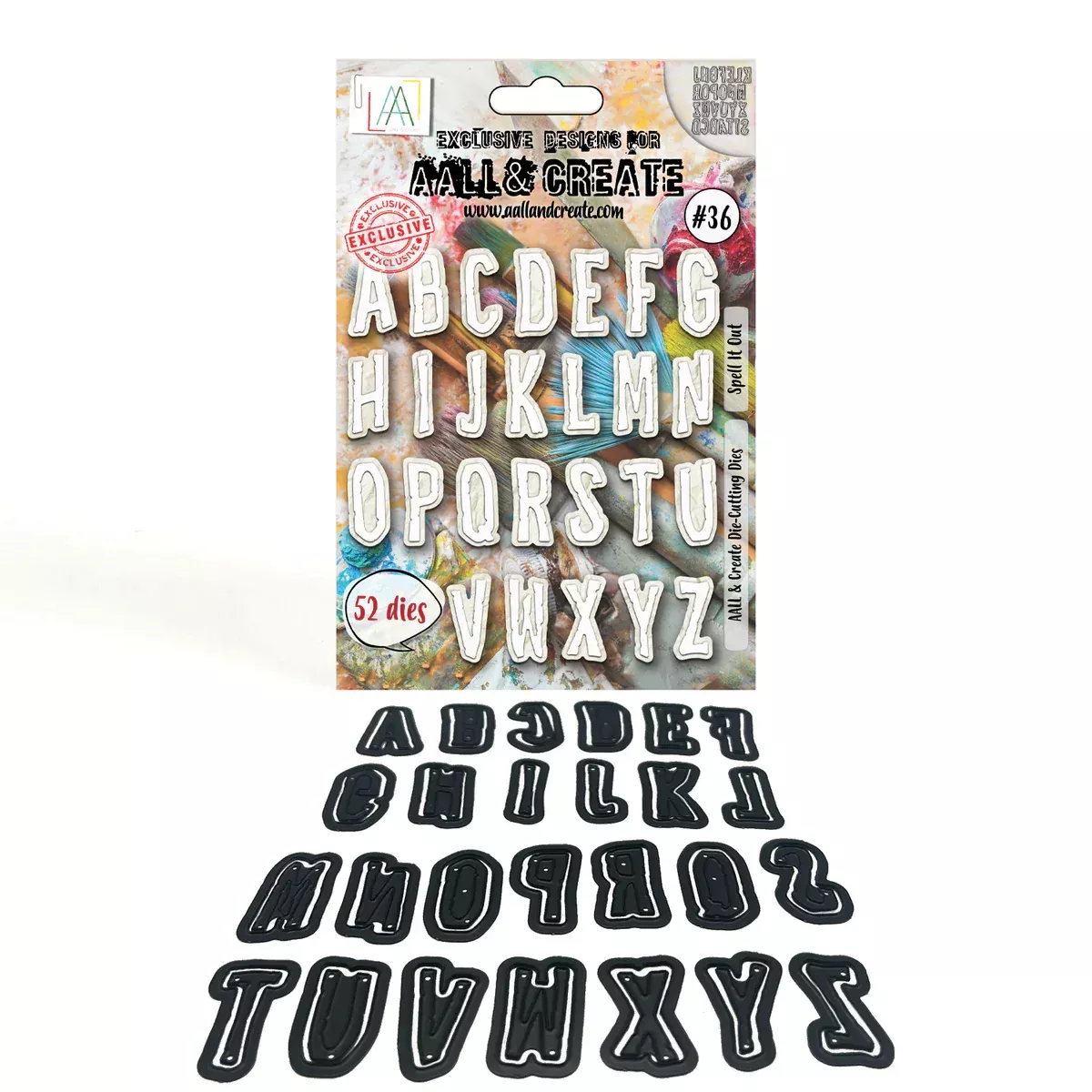 AALL and Create Die-Cutting Die Set - Spell It Out #36