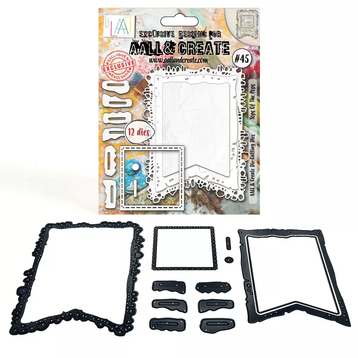 AALL and Create -Die-Cutting Die Set - Tops Of The Pops 045