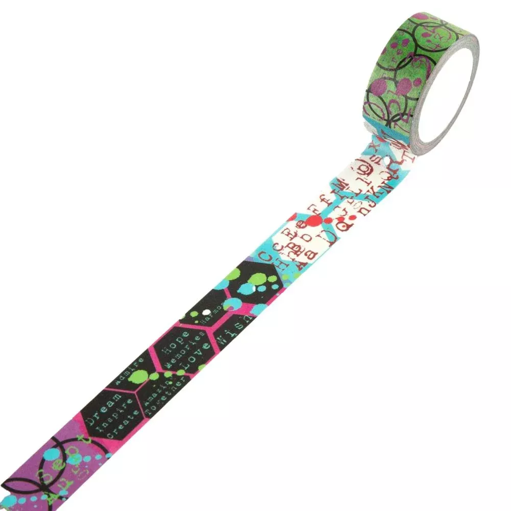 AALL & Create- Washi Tape Roll - Neon Dreams, ALLMT050