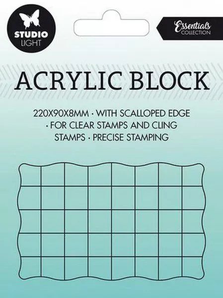 Acrylic Block - 5 x 8 cm - Studio Light - Kopie