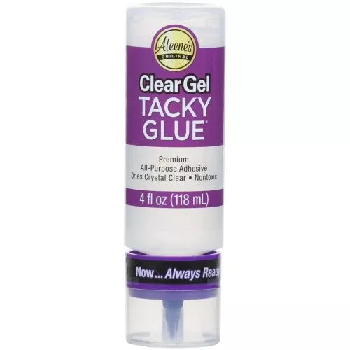 Aleene's Always Ready Clear Gel Tacky Glue 4oz