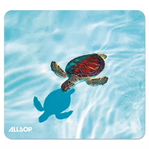 Allsop 31425 Naturesmart Mouse Pad, 8.5 x 8, Turtle Design