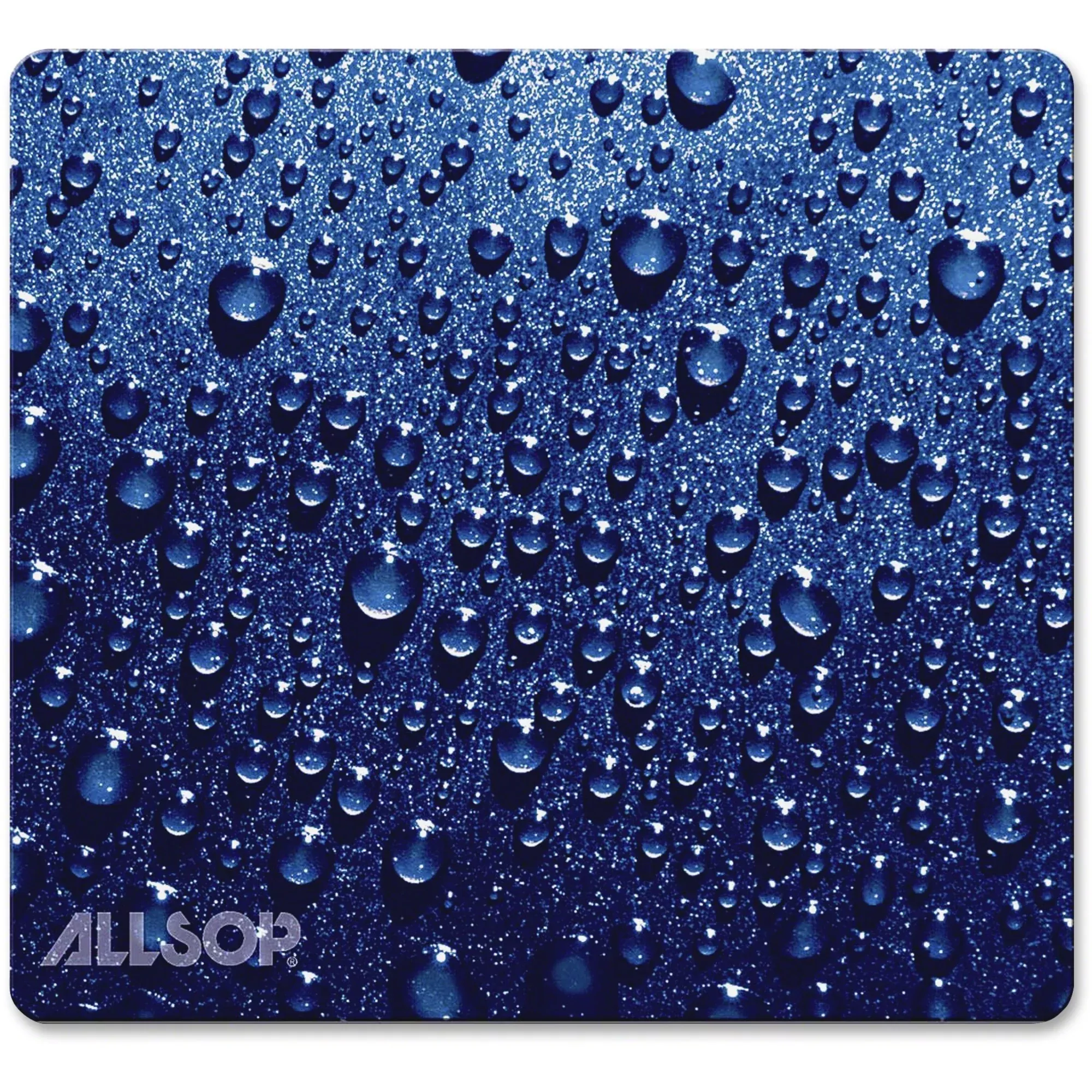 Allsop Naturesmart Mouse Pad, 8.5 x 8, Raindrops Design