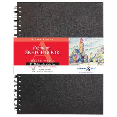 Alpha Series Wirebound Sketchbooks