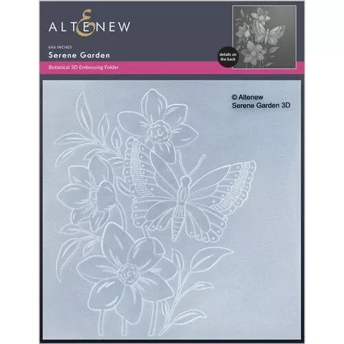 Altenew - 3D Embossing Folder - Serene Garden