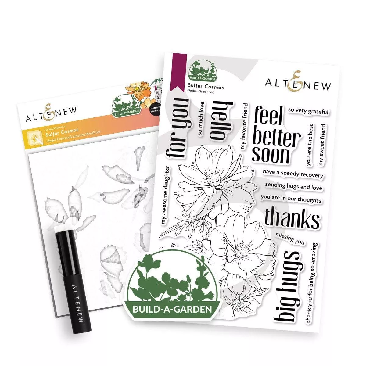 Altenew - Build-A-Garden: Sulfur Cosmos Bundle