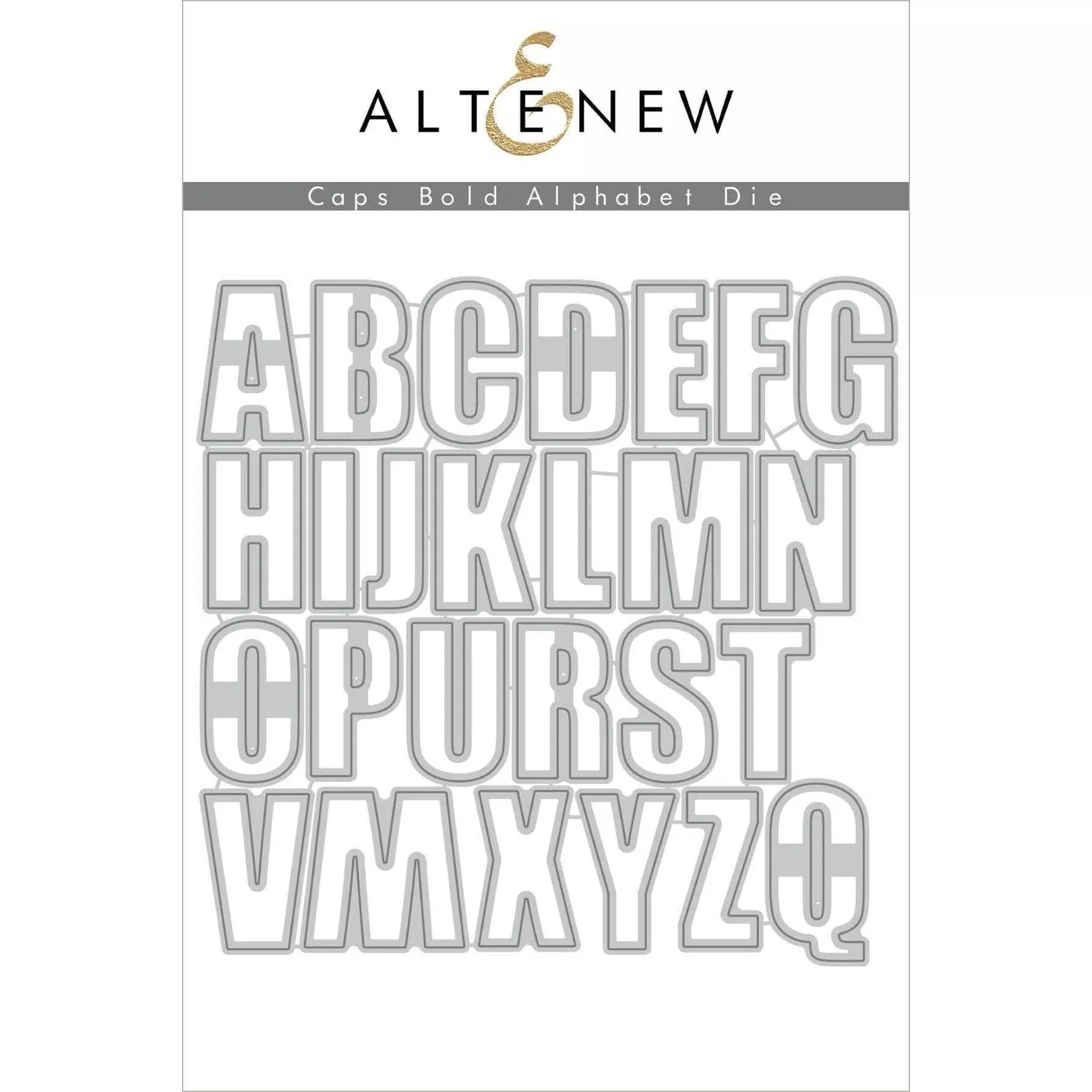 Altenew Caps Bold Alphabet Die alt2024