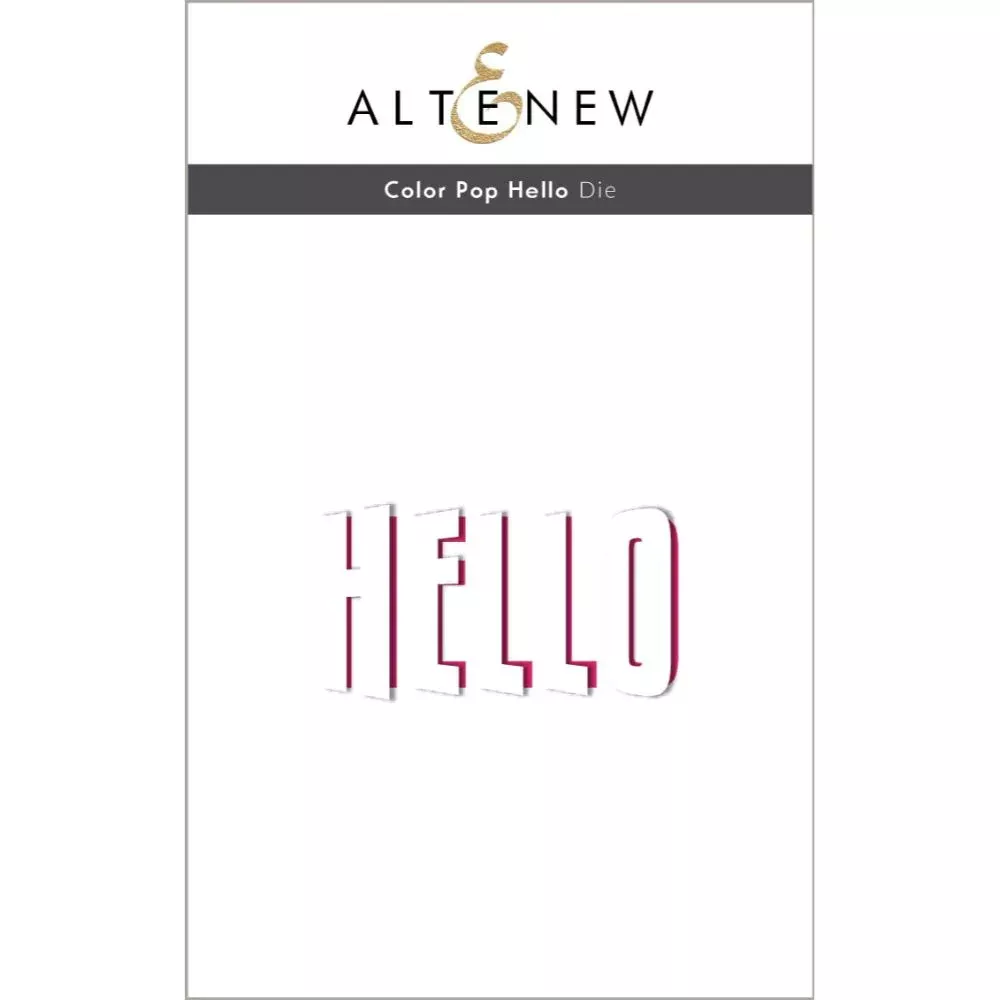 Altenew Color Pop Hello Die