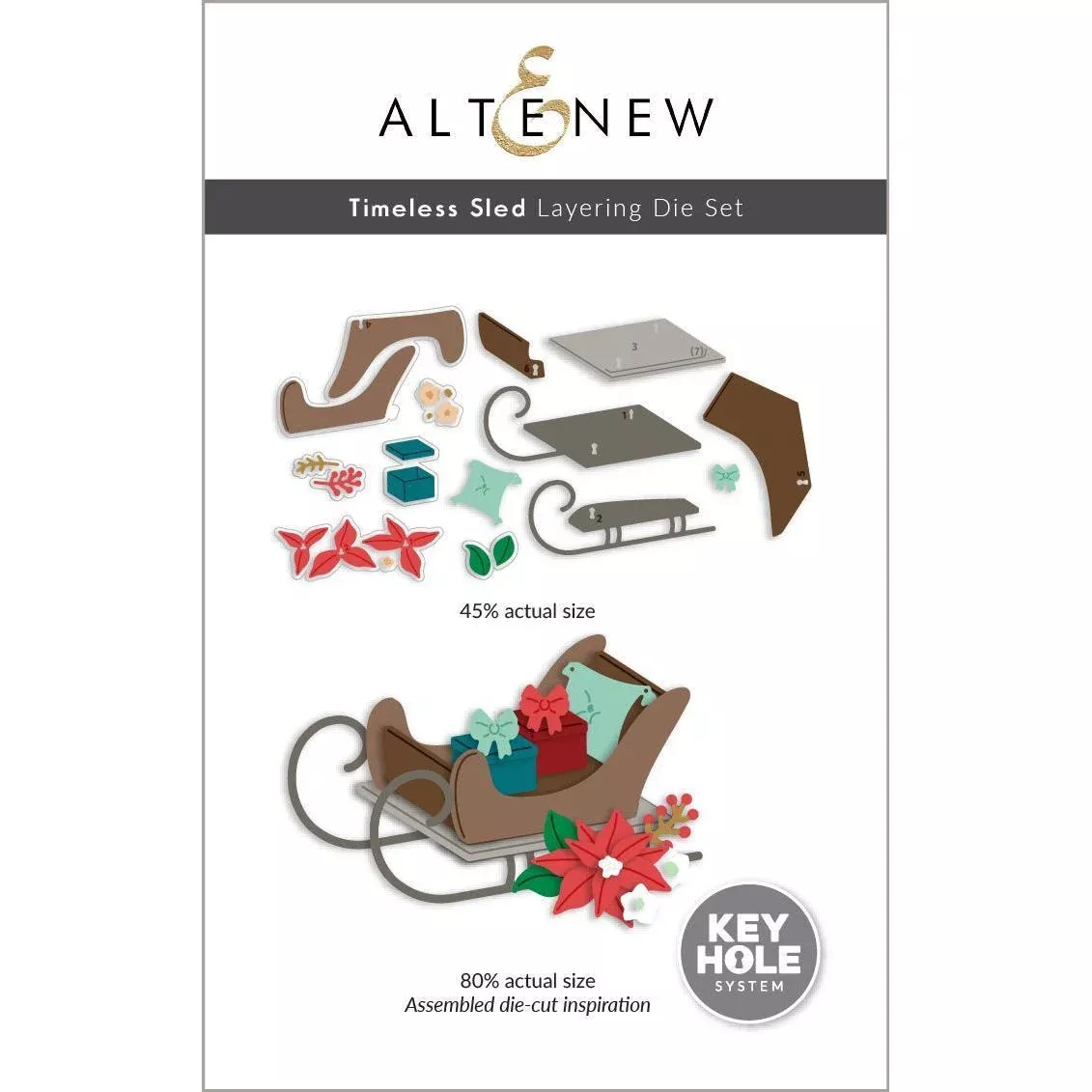 Altenew - Dies - Timeless Sled Layering