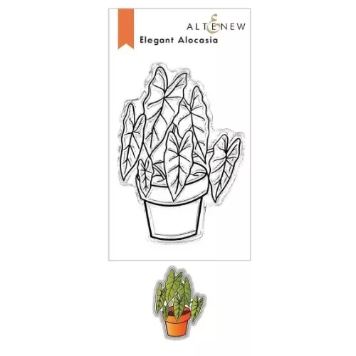 Altenew Elegant AlocasiaMini Stamp & Die Bundle