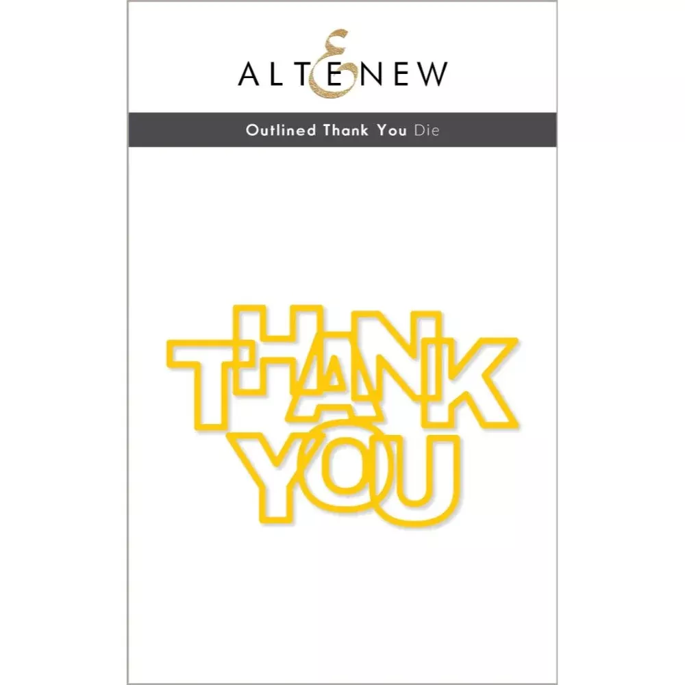 Altenew Outlined Thank You Die