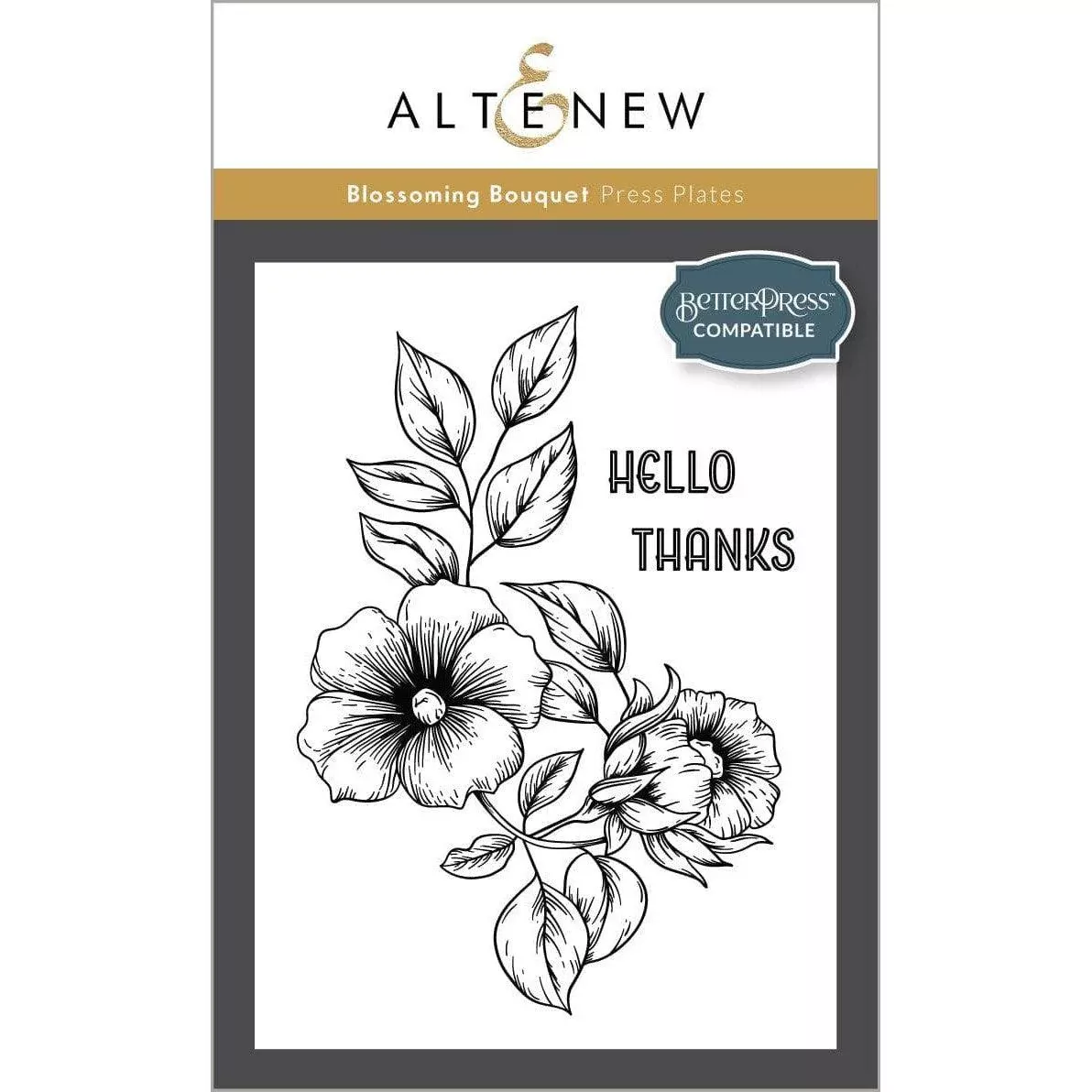 Altenew - Press Plates - Blossoming Bouquet