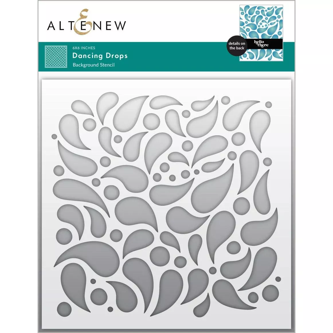 Altenew - Stencils - Dancing Drops