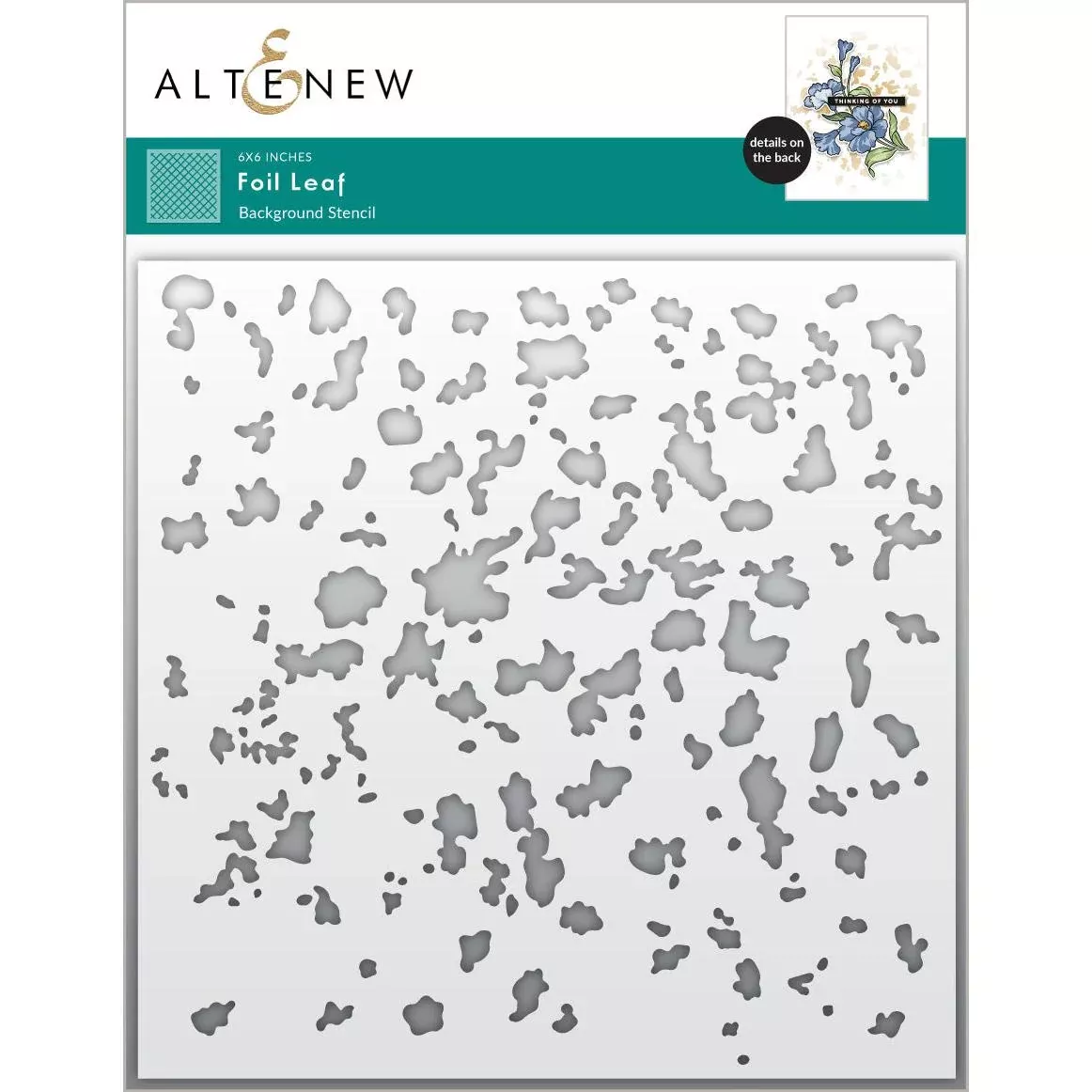 Altenew - Stencils - Foil Leaf Background