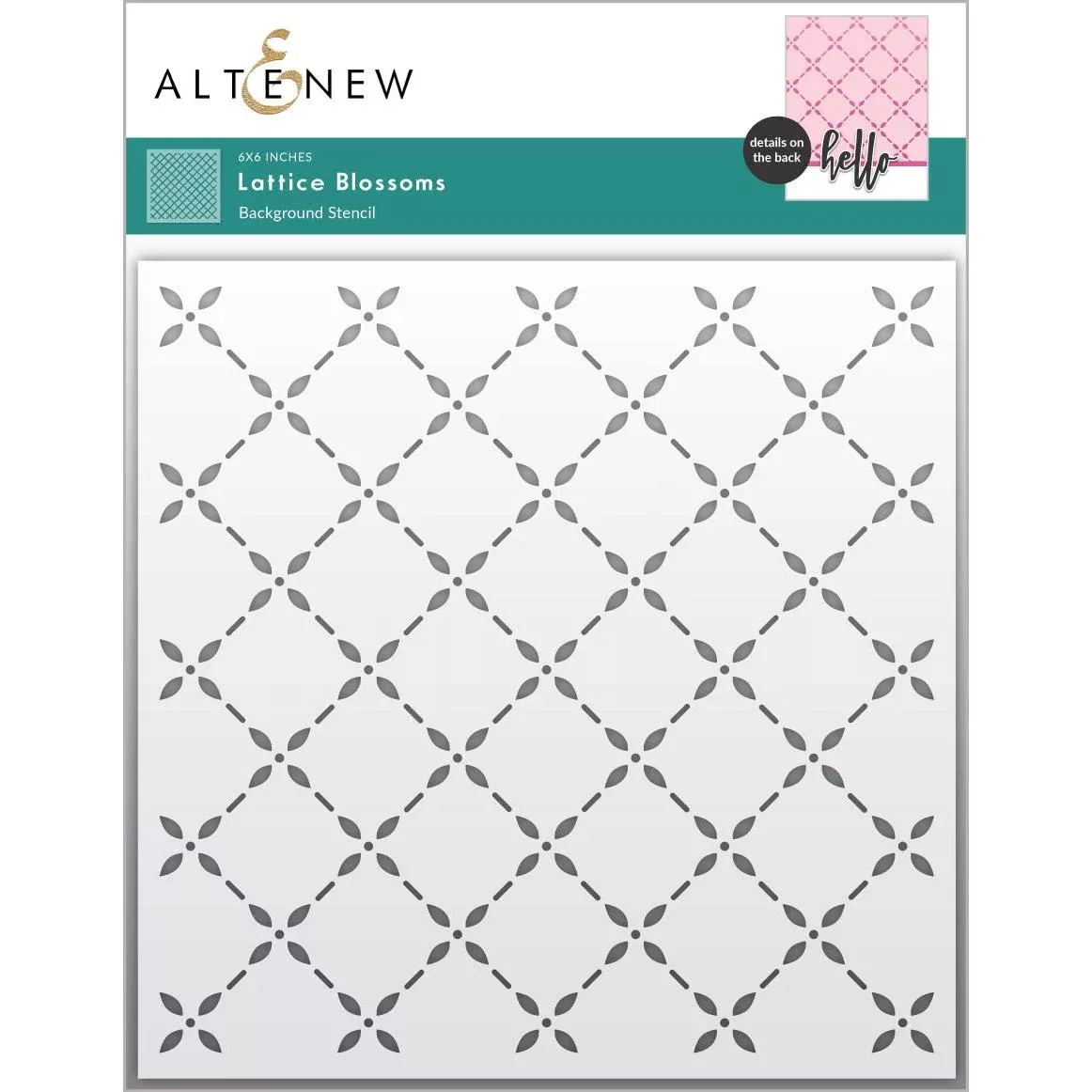 Altenew - Stencils - Lattice Blossoms
