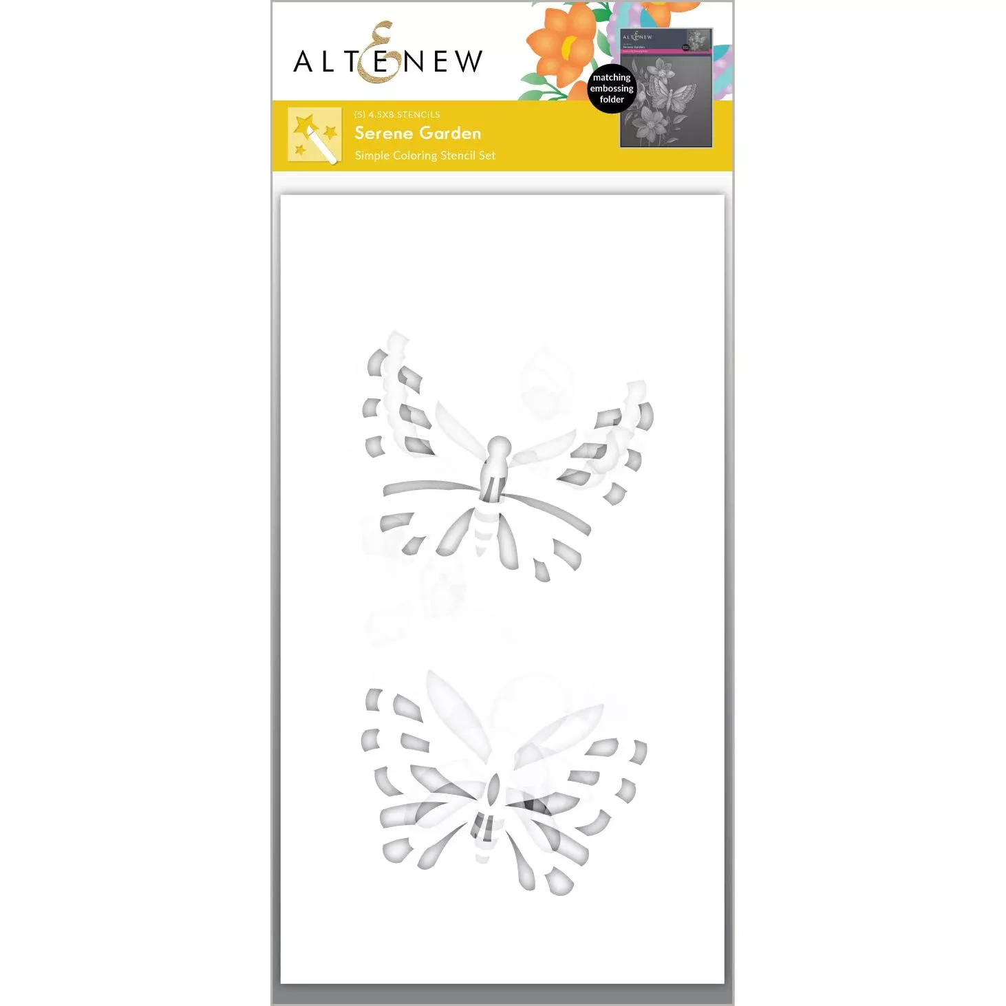 Altenew - Stencils - Serene Garden