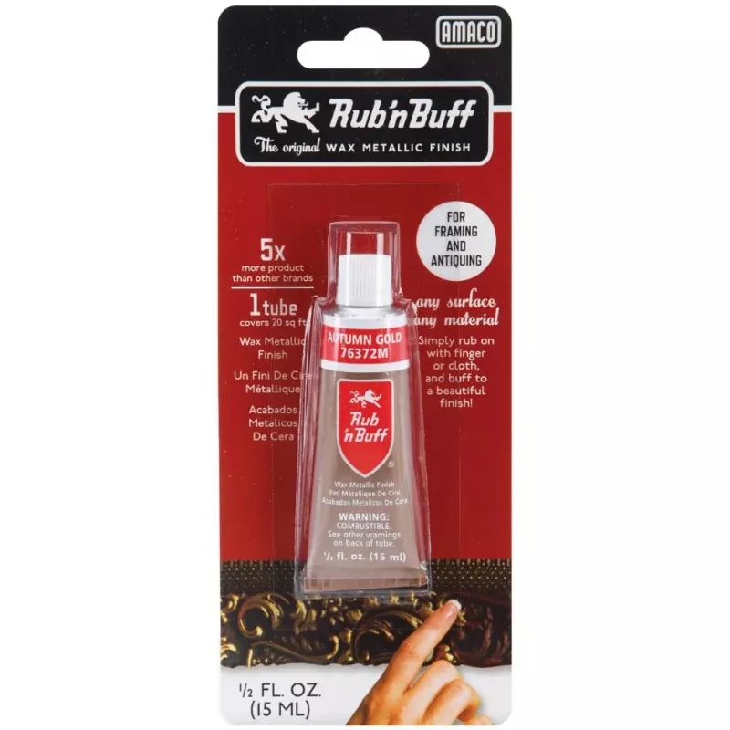 Amaco Rub 'N Buff, Copper/ Autumn Gold, 15ml