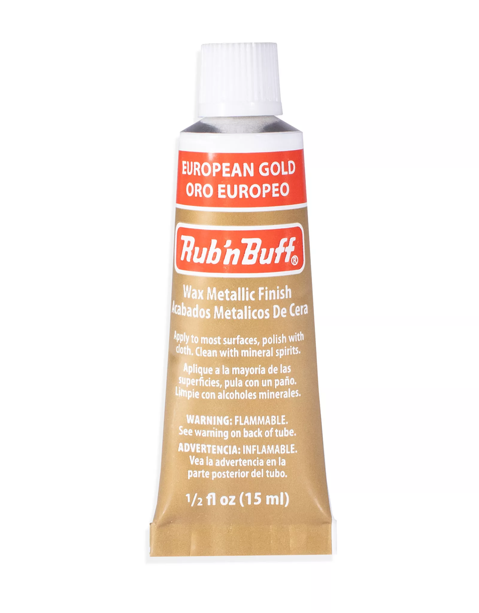 Amaco Rub n' Buff, European Gold 0.5oz