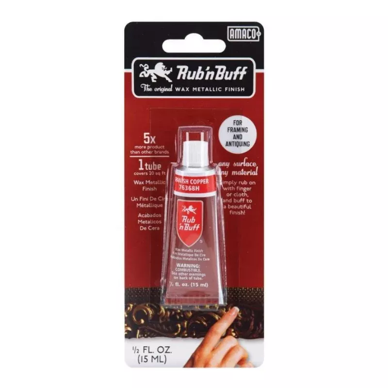 Amaco Rub 'N Buff, Spanish Copper, 15ml