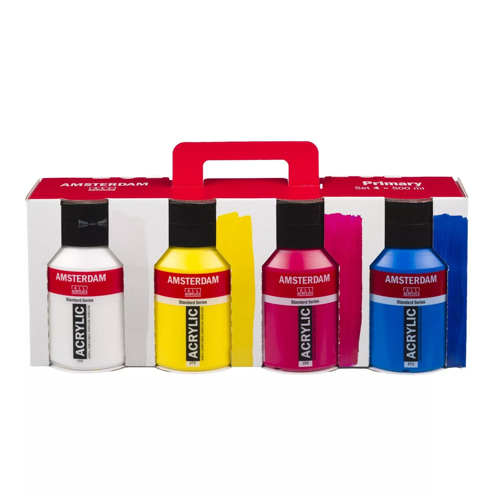 Amsterdam • Standard Series acrylic paint primary set 4x500ml