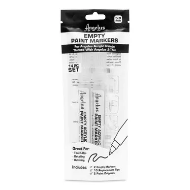 Angelus 5mm Empty Paint Marker Set