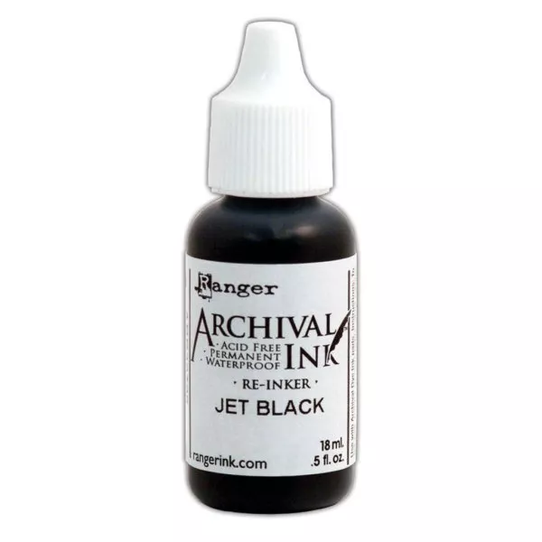 Archival Ink - Jet Black - Refill - Ranger
