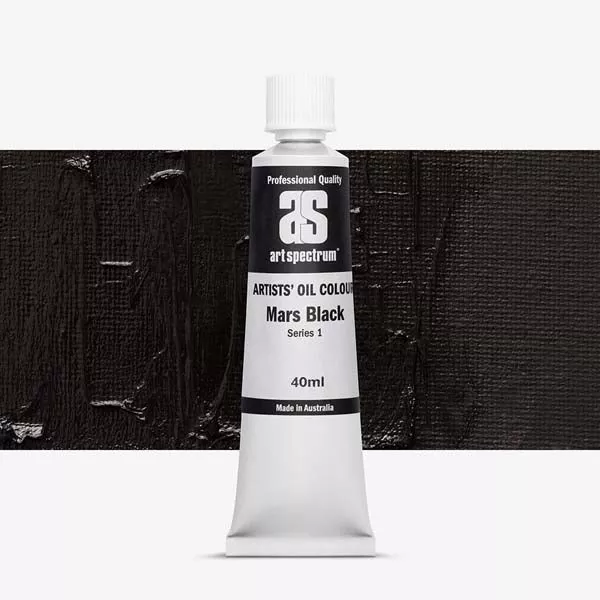 Art Spectrum Oil Paint 40mL Mars Black S1