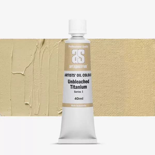 Art Spectrum Oil Paint 40mL Unbleahced Titanium S1