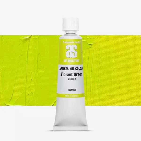 Art Spectrum Oil Paint 40mL Vibrant Green S2