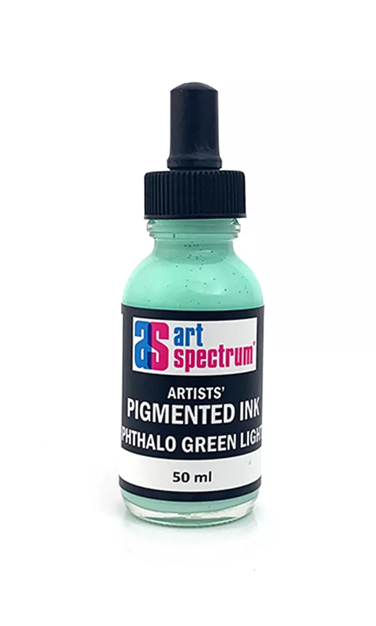 Art Spectrum Pigmented Ink 50ml - Phthalo Green Light