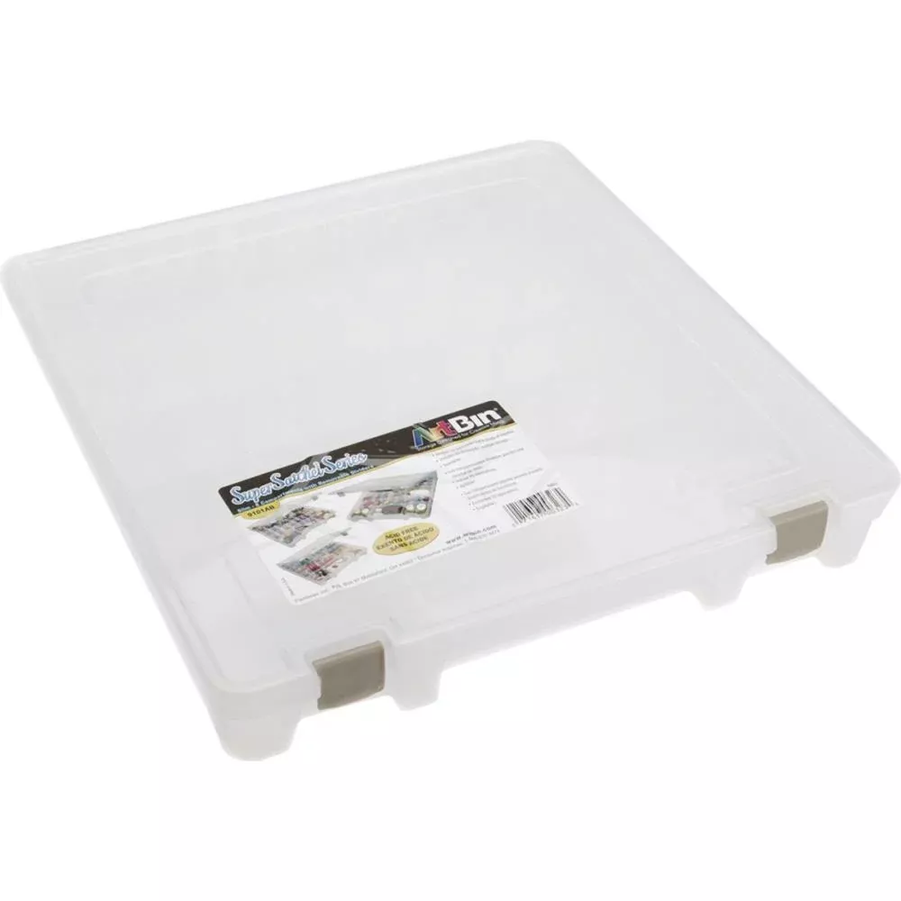 ArtBin Super Satchel Slim 8-28 Compartments 15.25"X14"X2" Translucent