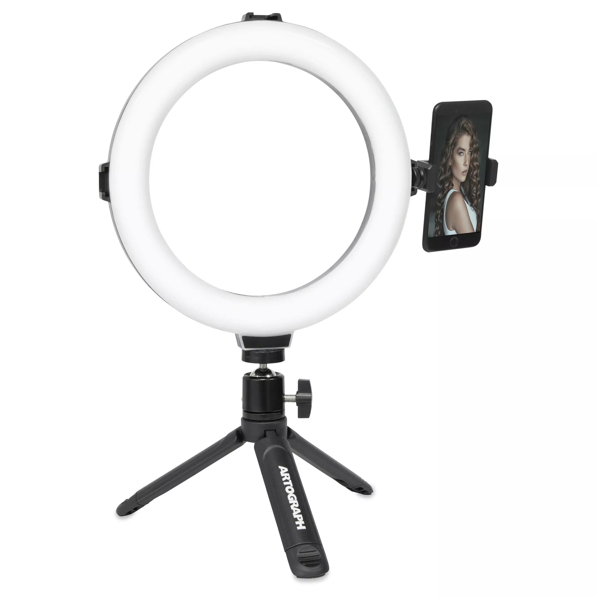 Artograph Mini Ring Light with Desk Stand