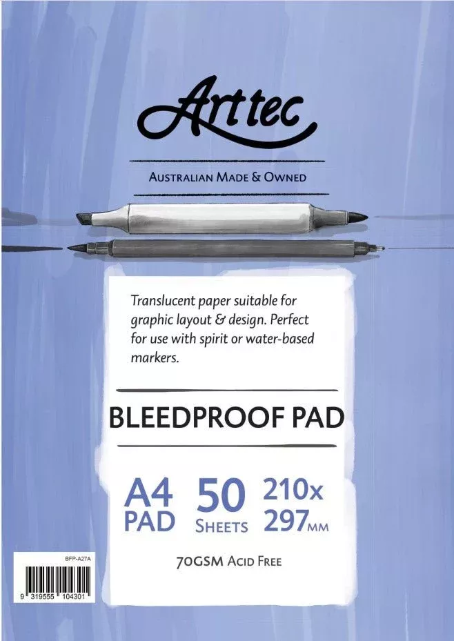 Arttec Bleedproof Pad 70gsm A4 (discontinued)