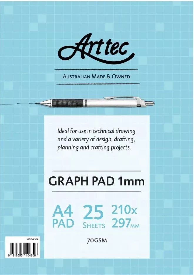 Arttec Graph Pad 70gsm 1mm A4 (discontinued)