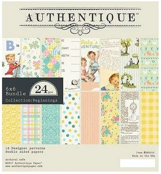 Authentique - Beginnings - Paper Pad - 6x6"