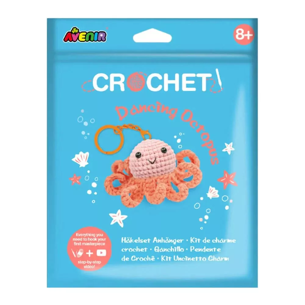 Avenir Crochet Keychain Dancing Octopus