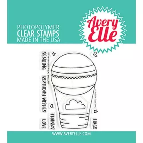 Avery Elle - Peek-A-Boo Balloon Clear Stamps