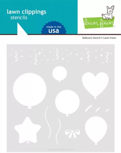 Balloons - Stencils - Lawn Fawn