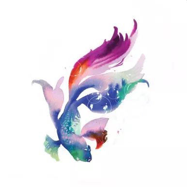 Betta Fish Temporary Tattoos